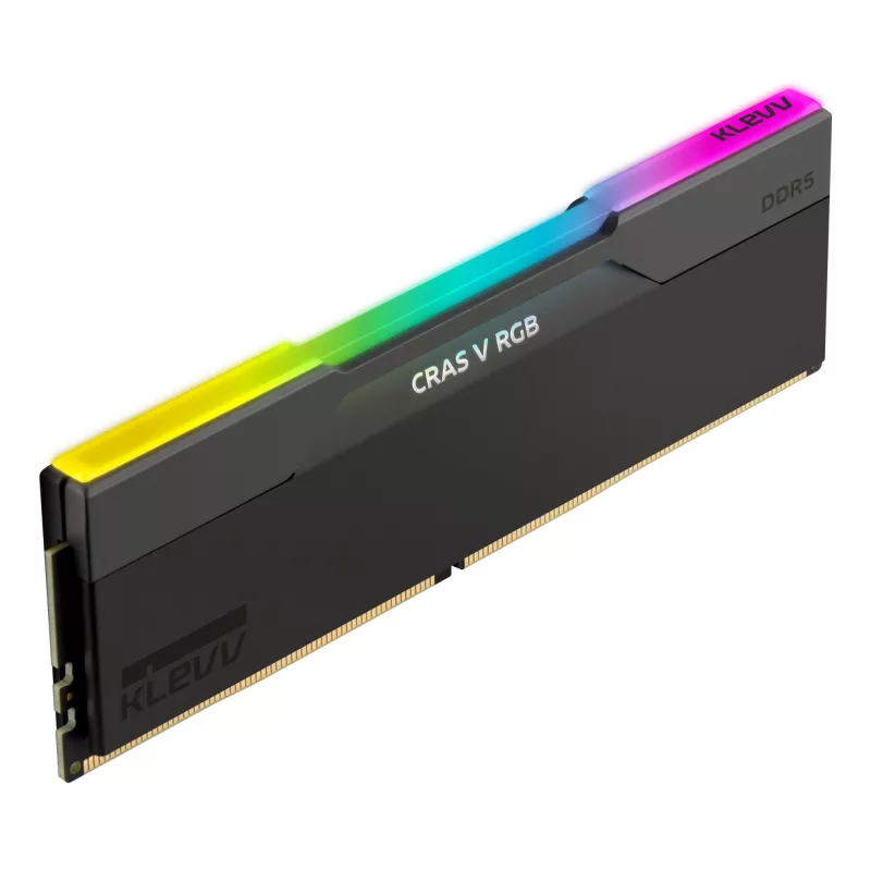 Klevv 64 GB (2 x 32 GB) 6000 MHz CL30 DDR5 spēļu operatīvās atmiņas modulis 30-36-36-76 CRAS V RGB