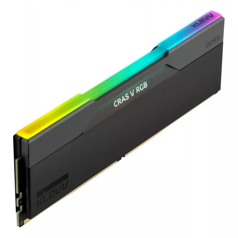 Klevv 64 GB (2 x 32 GB) 6000 MHz CL30 DDR5 spēļu operatīvās atmiņas modulis 30-36-36-76 CRAS V RGB