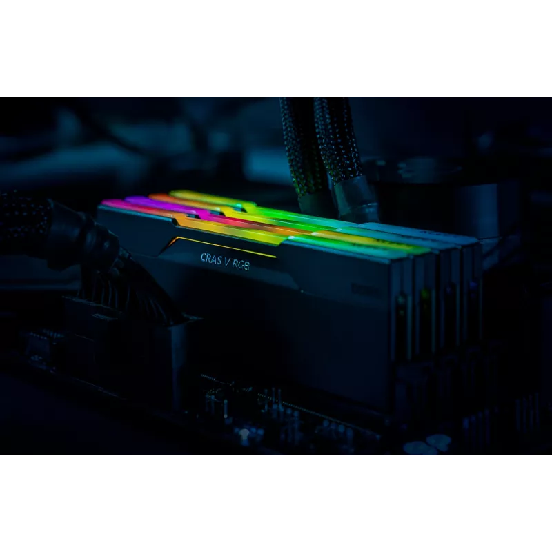 Klevv 64 GB (2 x 32 GB) 6000 MHz CL30 DDR5 spēļu operatīvās atmiņas modulis 30-36-36-76 CRAS V RGB