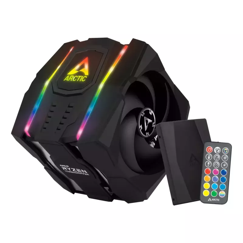 ARCTIC Freezer 50 TR - divu torņu CPU dzesētājs AMD Ryzen Threadripper ar A-RGB