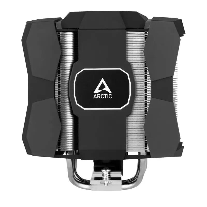 ARCTIC Freezer 50 ar A-RGB kontrolieri - daudzsaderīgs divtorņu CPU dzesētājs ar A-RGB apgaismojumu