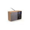Philips TAR5505/10 radio pārnēsājams digitāls melns, pelēks, koka apdare