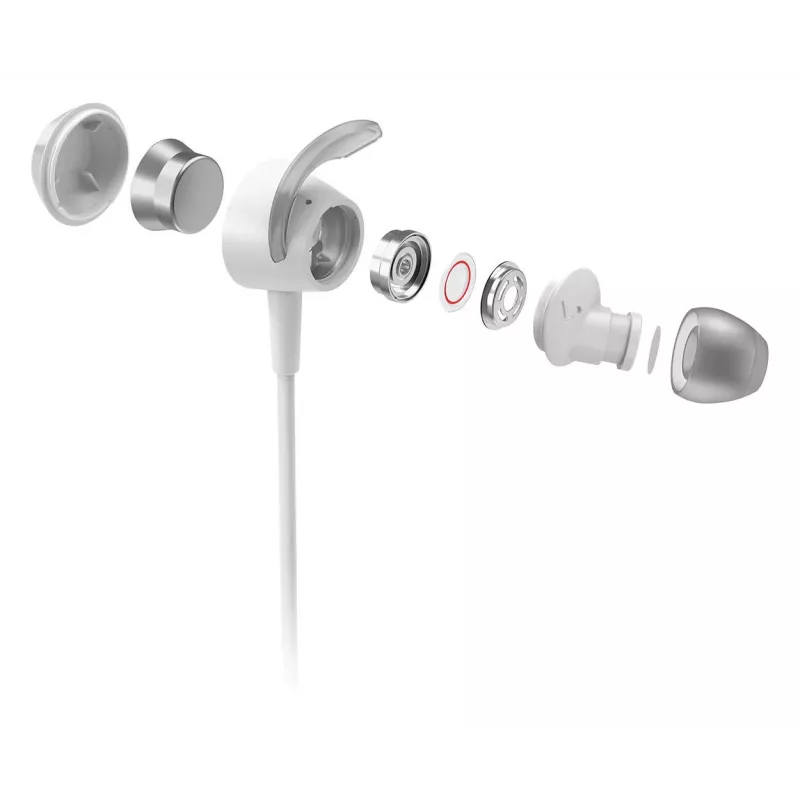 Bezvadu ievietojamās austiņas Philips TAE4205WT/00 — Bluetooth, zvani un mūzika, 20–20000 Hz, 10 m diapazons, balta, 16 g