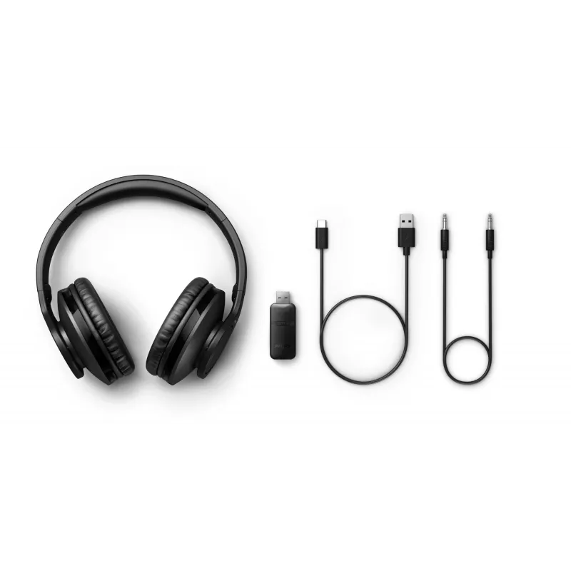Philips 6000 sērija TAH6206BK/00 austiņas/headset Bezvadu Galvas lente Mūzika Bluetooth Melns