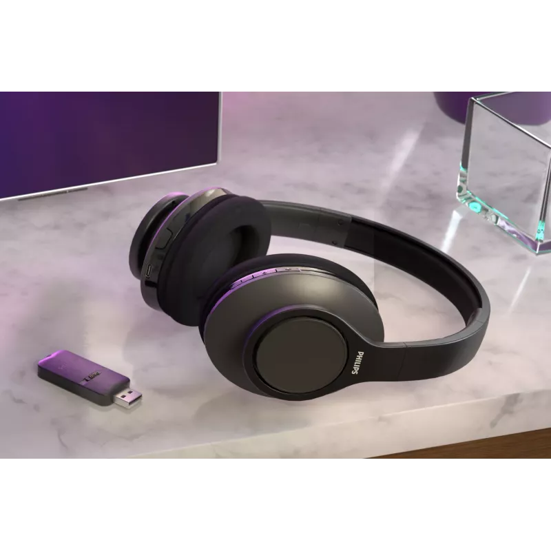 Philips 6000 sērija TAH6206BK/00 austiņas/headset Bezvadu Galvas lente Mūzika Bluetooth Melns