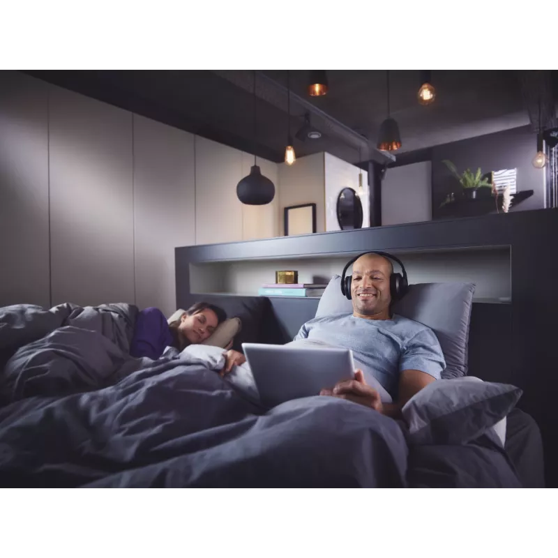 Philips 6000 sērija TAH6206BK/00 austiņas/headset Bezvadu Galvas lente Mūzika Bluetooth Melns