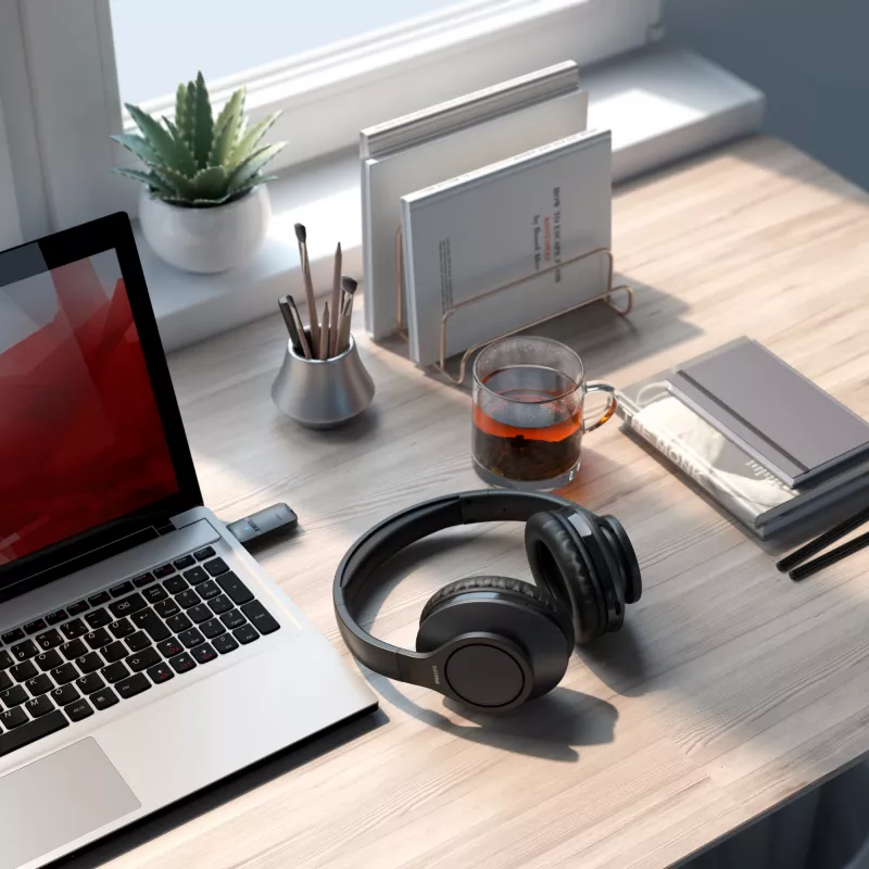 Philips 6000 sērija TAH6206BK/00 austiņas/headset Bezvadu Galvas lente Mūzika Bluetooth Melns