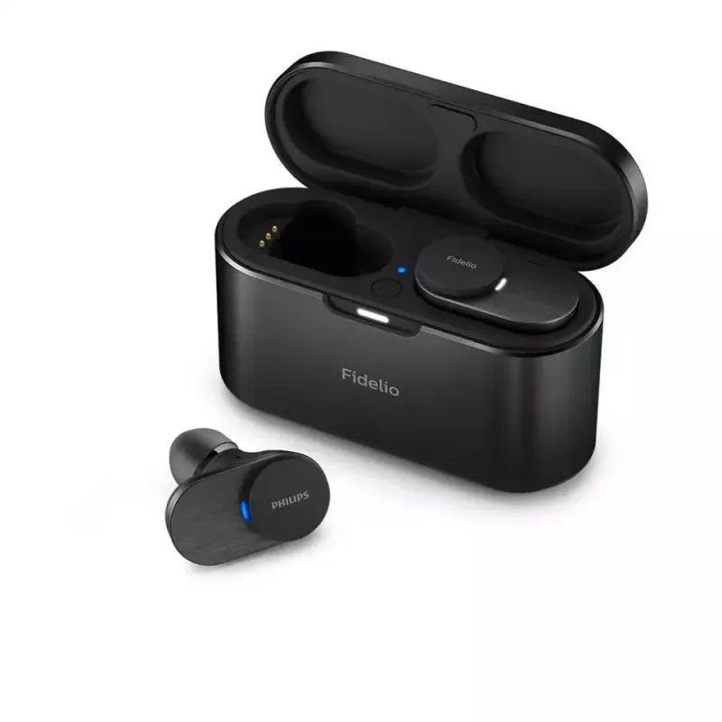 Philips T1BK/00 austiņas/austiņu komplekts True Wireless Stereo (TWS) ievietojamās zvaniem/mūzikai USB Type-C Bluetooth melns