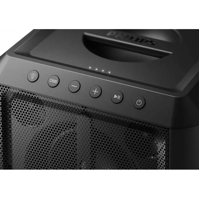 Philips 4000 sērijas TAX4207/10 portatīvais/ballīšu skaļrunis 2.1 portatīvā skaļruņu sistēma Melns 50 W