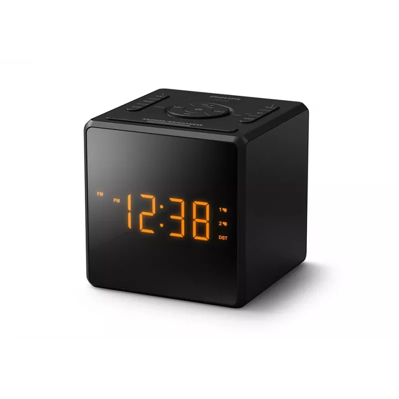 Philips TAR4500/10 modinātājpulkstenis digitālais modinātājpulkstenis melns