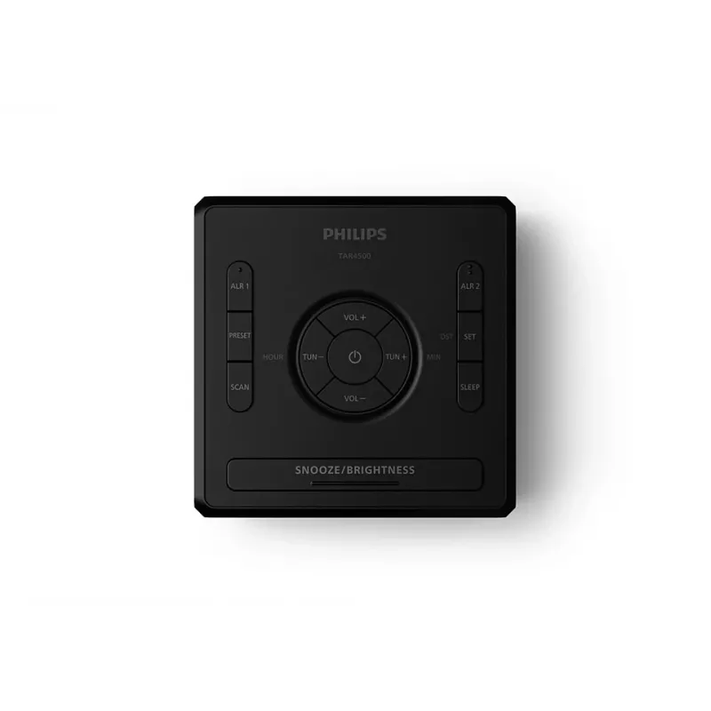 Philips TAR4500/10 modinātājpulkstenis digitālais modinātājpulkstenis melns