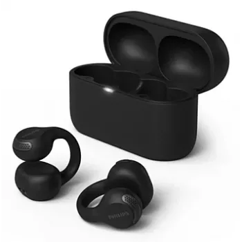 Philips 2000 sērija TAQ2000BK austiņas True Wireless Stereo (TWS) auss spailes tipa, atvērta tipa zvaniem/mūzikai Bluetooth melnas