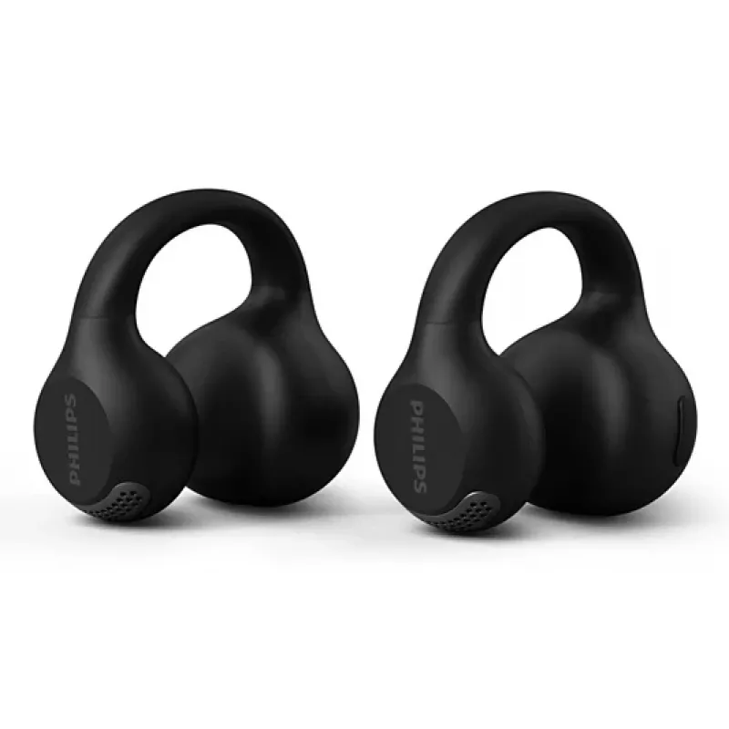 Philips 2000 sērija TAQ2000BK austiņas True Wireless Stereo (TWS) auss spailes tipa, atvērta tipa zvaniem/mūzikai Bluetooth melnas