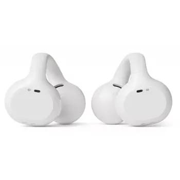 Philips 2000 sērijas TAQ2000WT austiņas True Wireless Stereo (TWS) auss spailes stiprinājuma, atvērta tipa zvaniem/mūzikai Bluetooth baltā krāsā