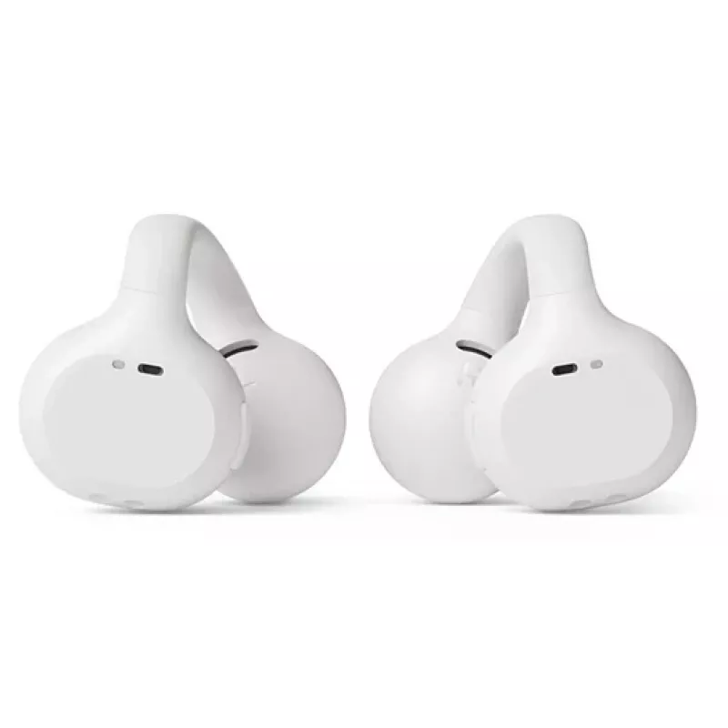 Philips 2000 sērijas TAQ2000WT austiņas True Wireless Stereo (TWS) auss spailes stiprinājuma, atvērta tipa zvaniem/mūzikai Bluetooth baltā krāsā