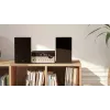 Mājas audio mikrosistēma Philips TAM4205M2/12 — 80 W RMS, 2 ceļu skaļruņi, Bluetooth, FM, LED displejs, paplātes diska ielāde (Melns/Sudraba)