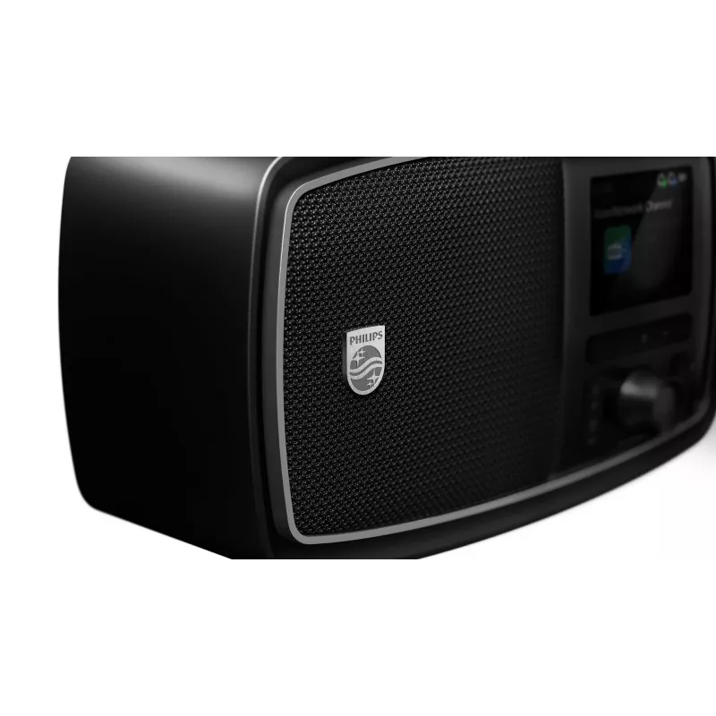 Philips TAV2000DB pārnēsājams analogais un digitālais radio, melns