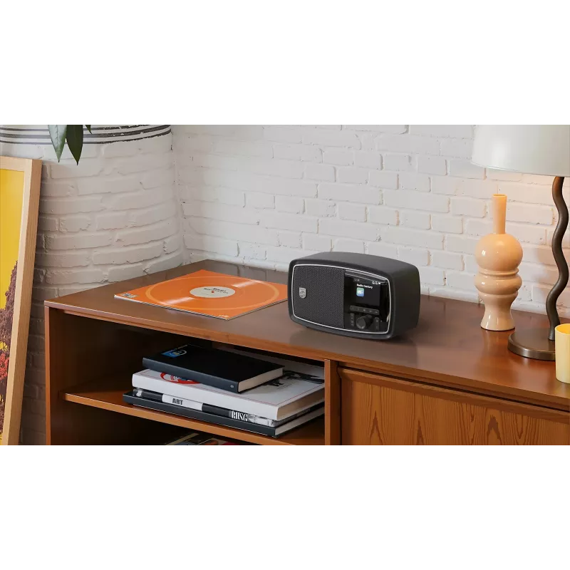 Philips TAV2000DB pārnēsājams analogais un digitālais radio, melns