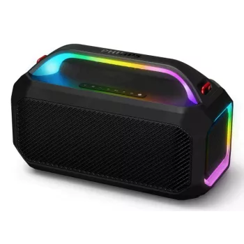 2.1 portatīva skaļruņu sistēma Philips TAS7000EB melna, 50 W RMS, 2.0 kanāli, Bluetooth, USB-C
