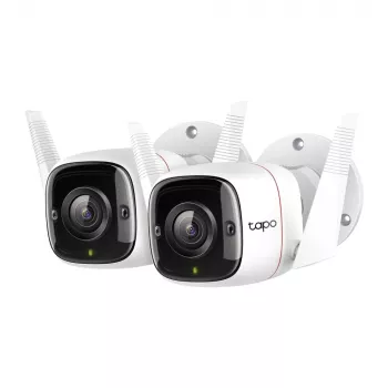 TP-Link Tapo āra drošības Wi-Fi kamera, IP drošības kamera, Āra, Vadu un bezvadu, CE, NCC, Uz sienas, Balta