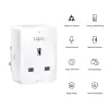 Viedā kontaktligzda TP‑Link Tapo Mini P110M — Wi‑Fi/Bluetooth iekštelpu viedā ligzda, 16 A, 100–240 V, 3680 W, balta