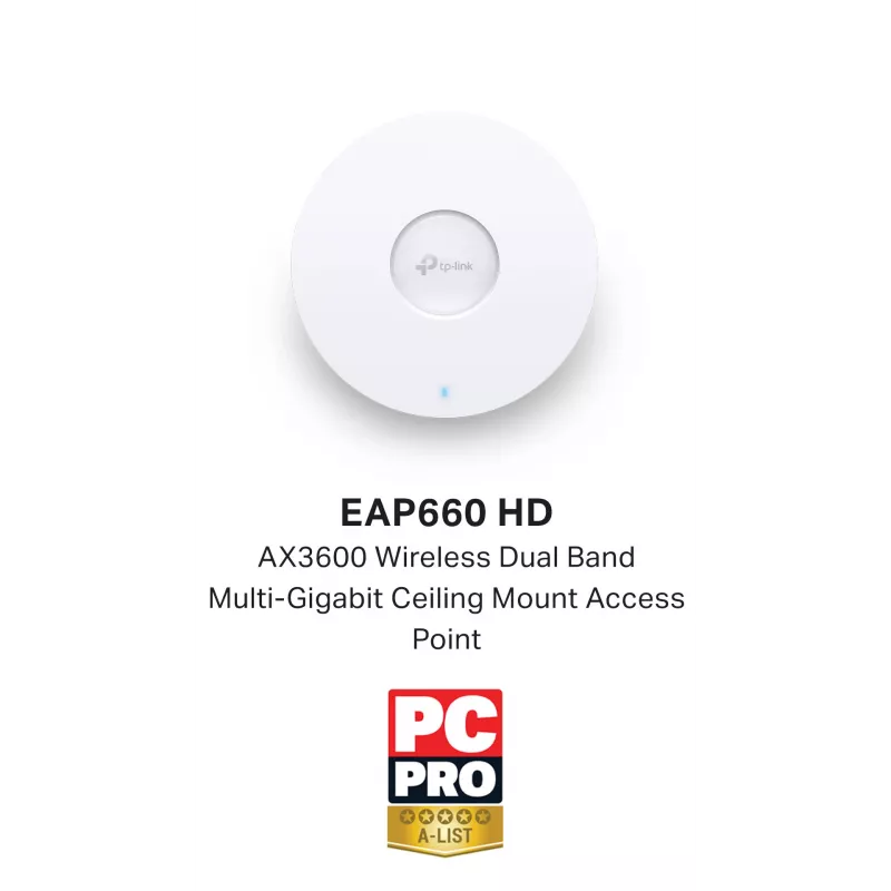 TP-Link Omada AX3600 bezvadu divjoslu multi-gigabitu griestu stiprinājuma piekļuves punkts