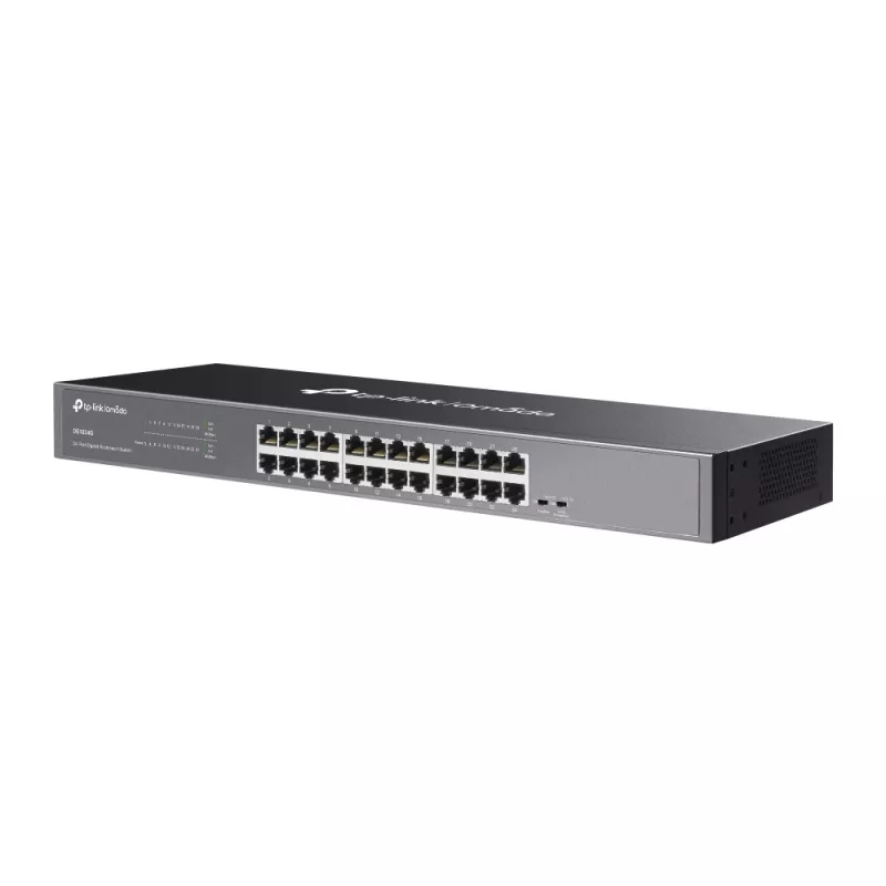 TP-Link Omada DS1024G tīkla slēdzis Nepārvaldīts Gigabit Ethernet (10/100/1000) 1U Melns