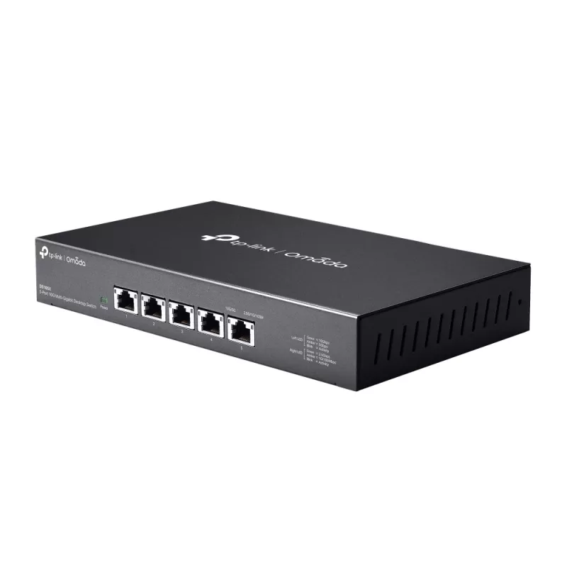 TP-Link Omada DS105X tīkla komutators Nevadāms 10G Ethernet (100/1000/10000) Melns