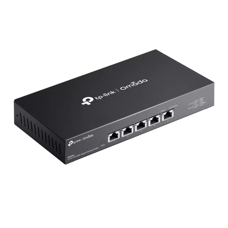 TP-Link Omada DS105X tīkla komutators Nevadāms 10G Ethernet (100/1000/10000) Melns