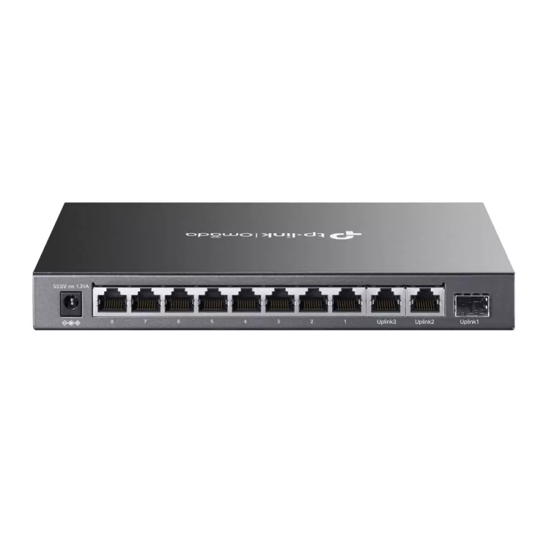 TP-Link Omada DS111P tīkla slēdzis Nepārvaldāms Ātrā Ethernet (10/100) Barošana caur Ethernet (PoE) Melns
