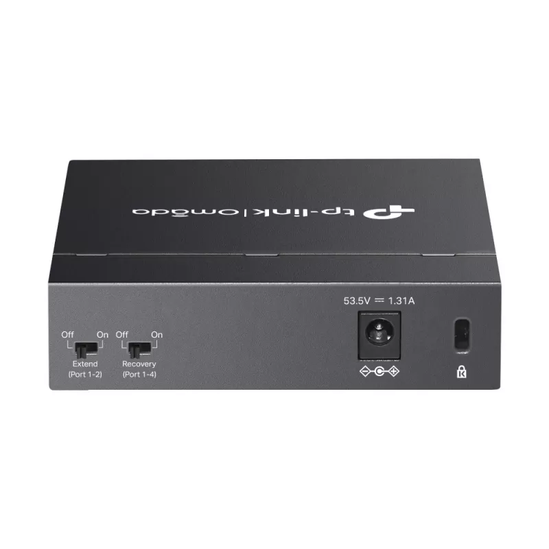 TP-Link Omada DS105GP tīkla komutators Nepārvaldāms Gigabit Ethernet (10/100/1000) Power over Ethernet (PoE) Melns