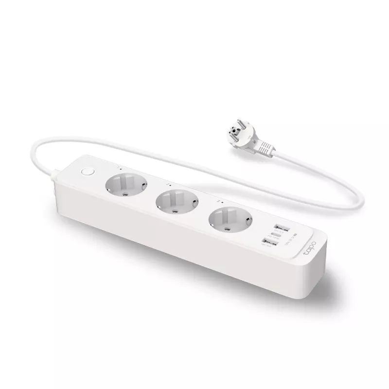 TP-Link Tapo P300 3 maiņstrāvas kontaktligzda(s) F tips (CEE 7/4) 1.5 m 3 2300 W Balts