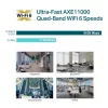 TP-Link Omada AXE11000 griestu stiprinājuma četru joslu WiFi 6E piekļuves punkts