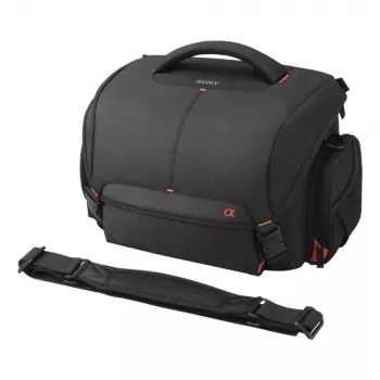 Sony LCS-SC8, plecu soma, Sony, SLT-A58K, SLT-A65V, SLT-A77V, SLT-A99V, NEX-6/B, NEX-6L/B, melna