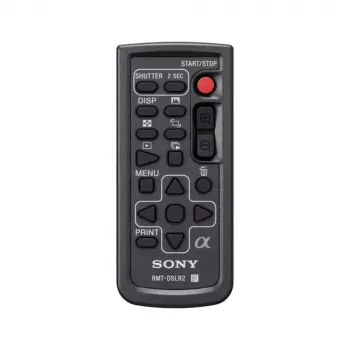 Sony RMT-DSLR2, Digitālā kamera, Uzlādējams, Melns