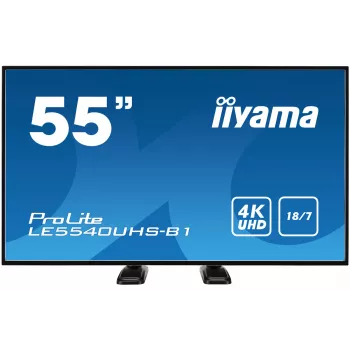 iiyama OSTX40X81 monitora stiprinājums/statīvs 139,7 cm (55 collas) Galda statīvs Melns