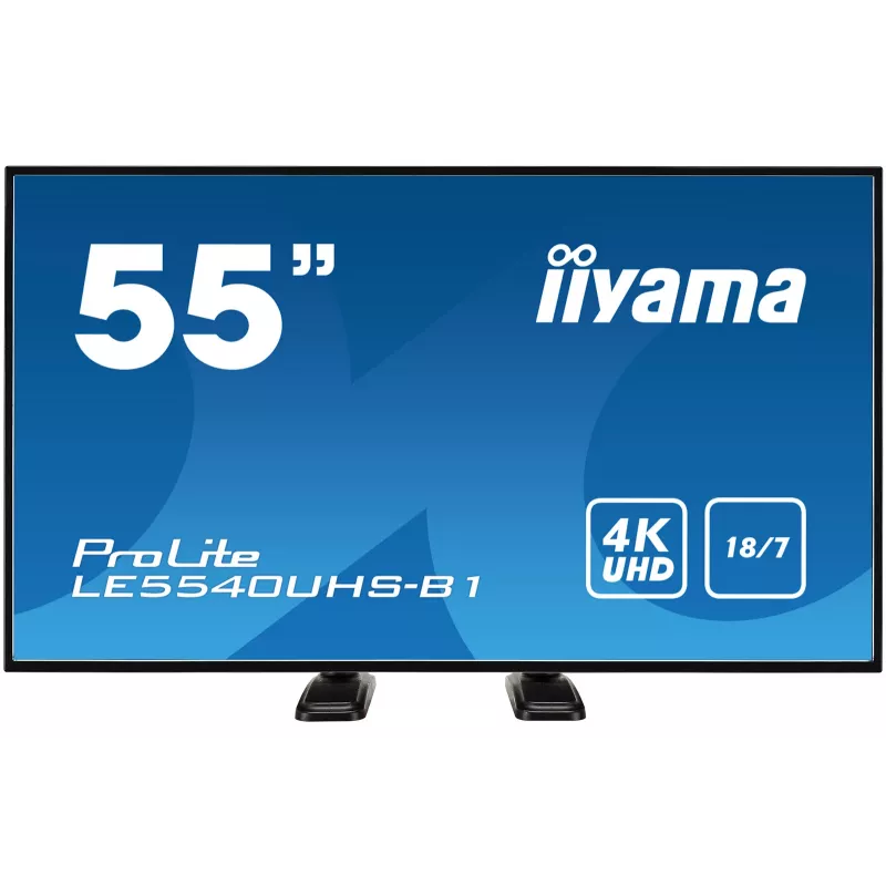iiyama OSTX40X81 monitora stiprinājums/statīvs 139,7 cm (55 collas) Galda statīvs Melns