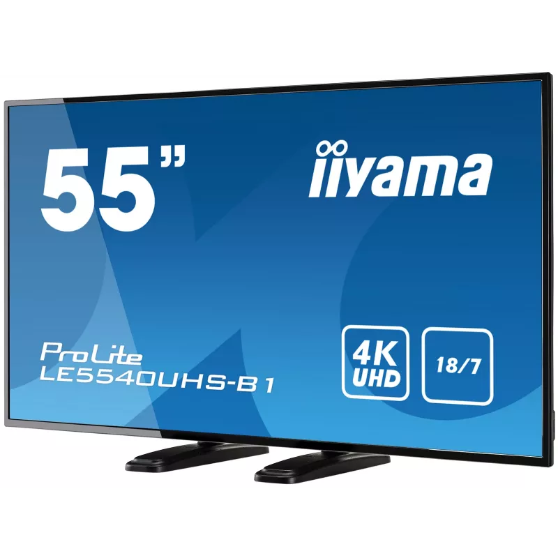 iiyama OSTX40X81 monitora stiprinājums/statīvs 139,7 cm (55 collas) Galda statīvs Melns