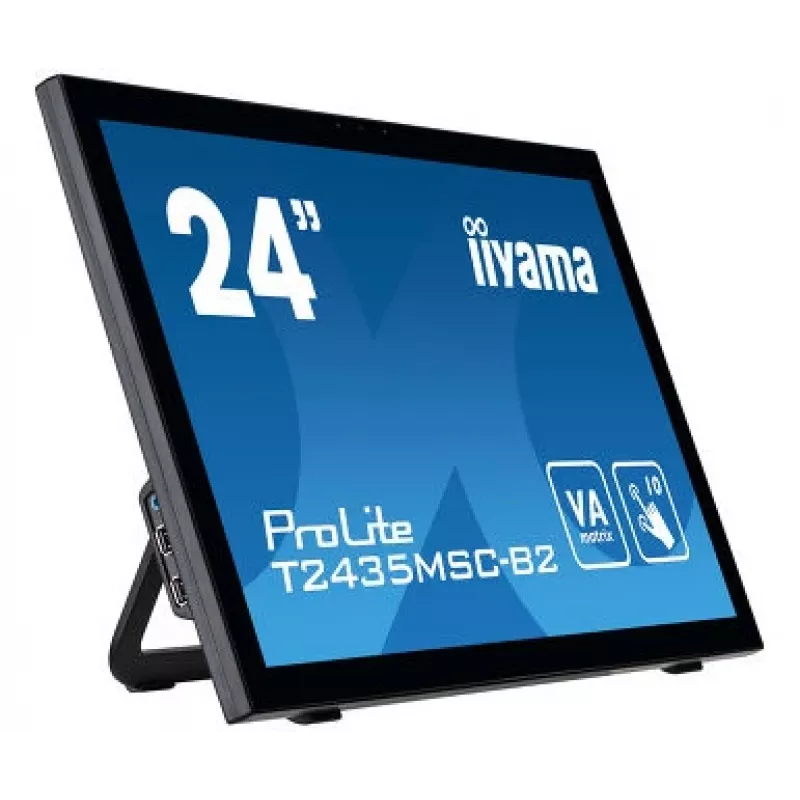 iiyama ProLite T2435MSC-B2 datoru monitors 59,9 cm (23,6 collas) 1920 x 1080 pikseļi Full HD LED skārienjūtīgs melns