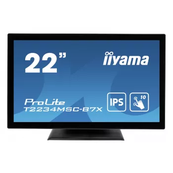 iiyama ProLite T2234MSC-B7X datora monitors 54,6 cm (21,5 collas) 1920 x 1080 pikseļi Full HD skārienjūtīgs melns