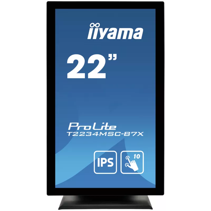 iiyama ProLite T2234MSC-B7X datora monitors 54,6 cm (21,5 collas) 1920 x 1080 pikseļi Full HD skārienjūtīgs melns