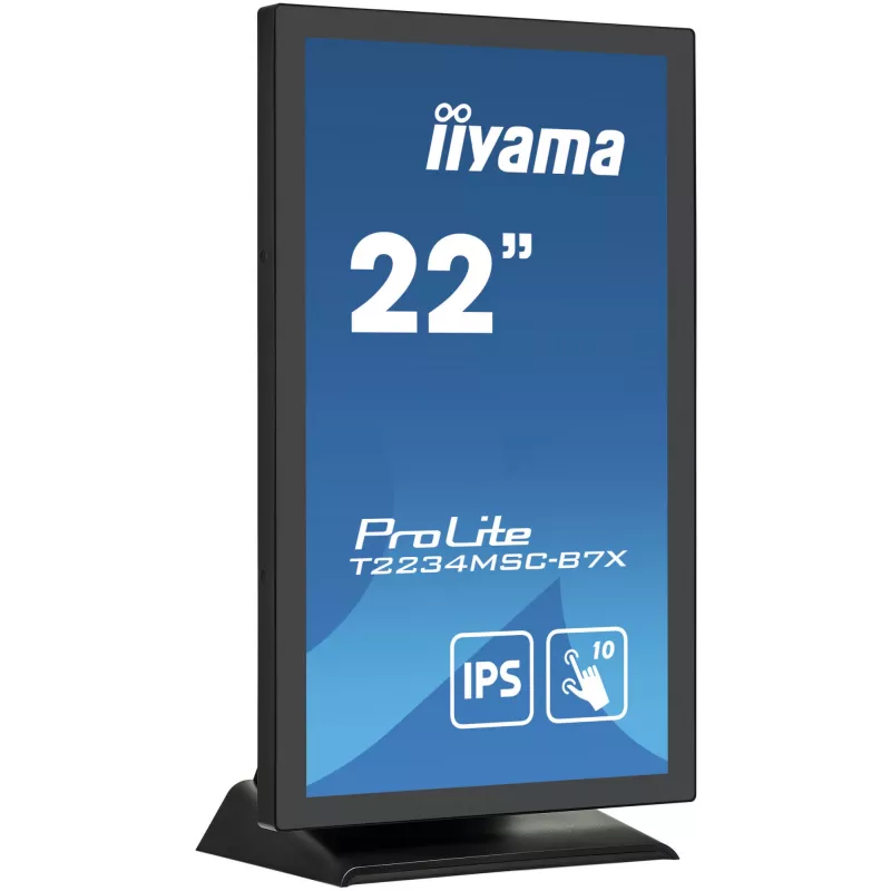 iiyama ProLite T2234MSC-B7X datora monitors 54,6 cm (21,5 collas) 1920 x 1080 pikseļi Full HD skārienjūtīgs melns