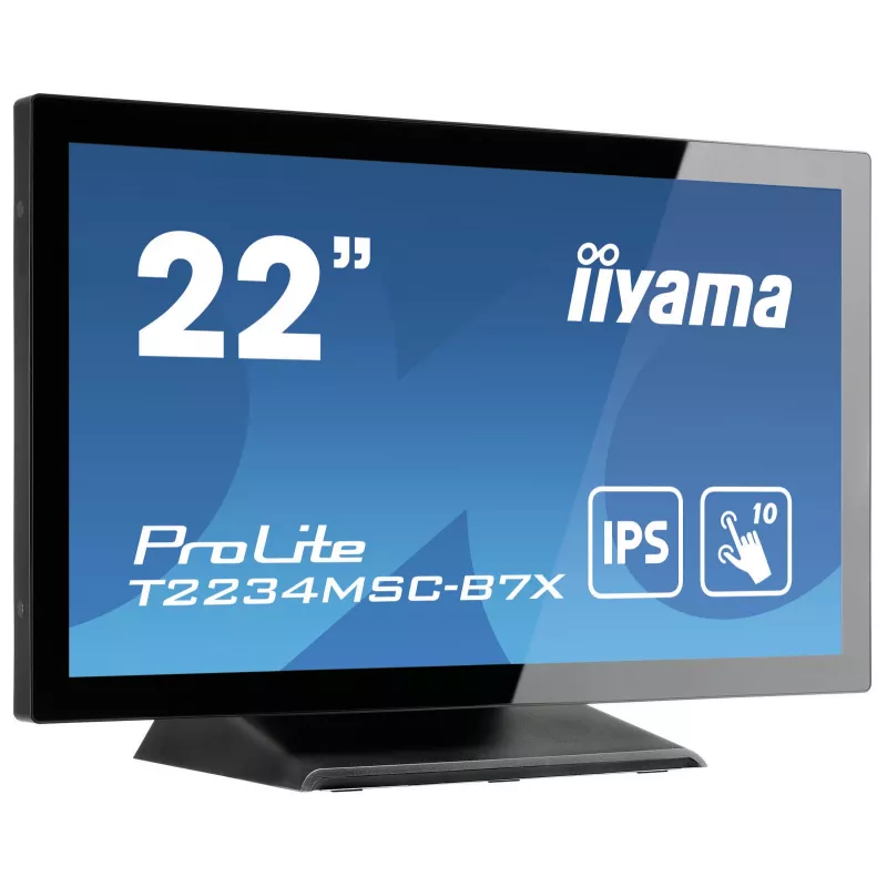iiyama ProLite T2234MSC-B7X datora monitors 54,6 cm (21,5 collas) 1920 x 1080 pikseļi Full HD skārienjūtīgs melns