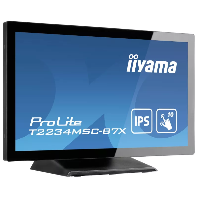 iiyama ProLite T2234MSC-B7X datora monitors 54,6 cm (21,5 collas) 1920 x 1080 pikseļi Full HD skārienjūtīgs melns
