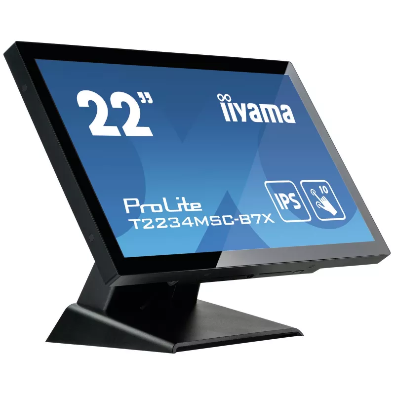 iiyama ProLite T2234MSC-B7X datora monitors 54,6 cm (21,5 collas) 1920 x 1080 pikseļi Full HD skārienjūtīgs melns
