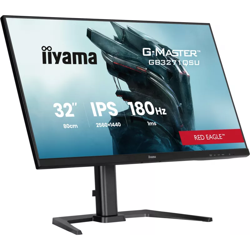 iiyama GB3271QSU-B2 datora monitors 80 cm (31,5 collas) 2560 x 1440 pikseļi Quad HD LED melns