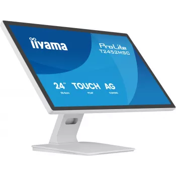 iiyama T2452MSC-W2AG datora monitors 61 cm (24 collas) 1920 x 1080 pikseļi Full HD LED Skārienjūtīgs ekrāns Balts
