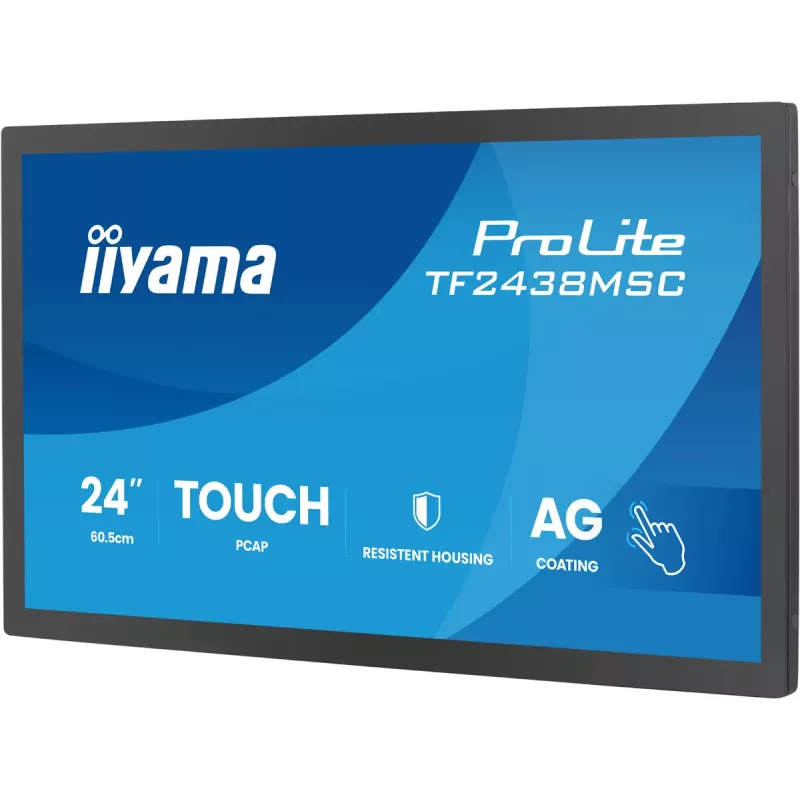 Skārienjūtīgs monitors IIYAMA TF2438MSC-B2 — 24 collu interaktīvs displejs, vairākpieskārienu