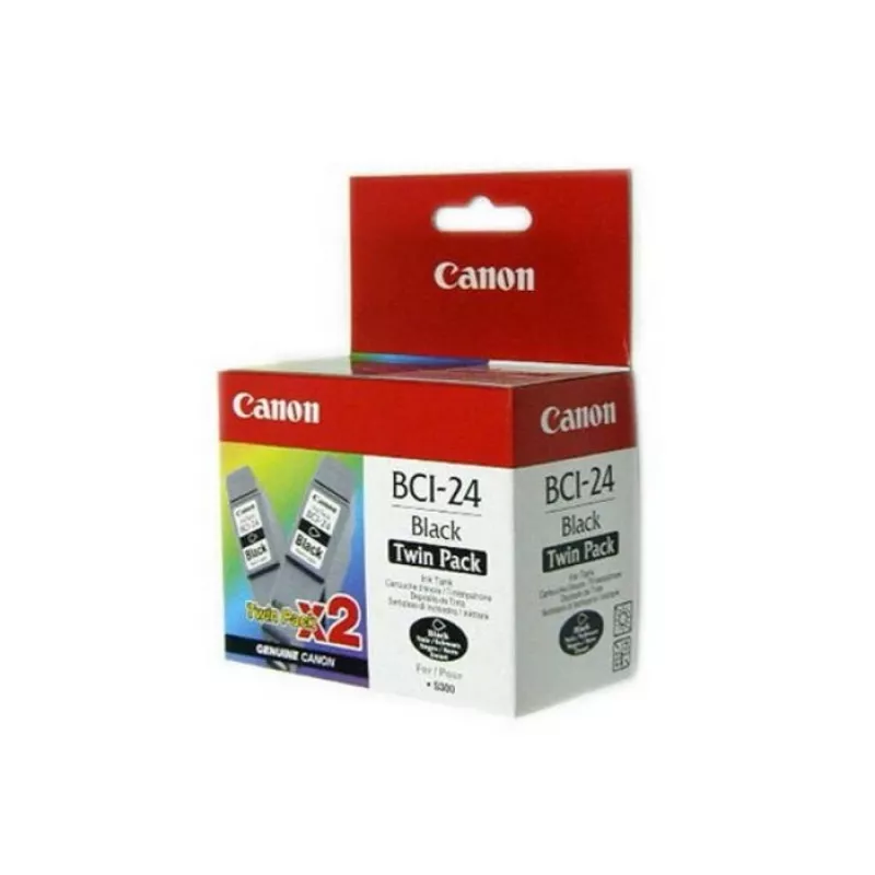 Canon BCI-24 tintes kasetne 2 gab. Oriģināla Melna