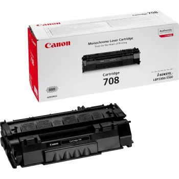 tonera kasete Canon 708 Melns — Oriģināls laser toner, yield ~2500 lapas